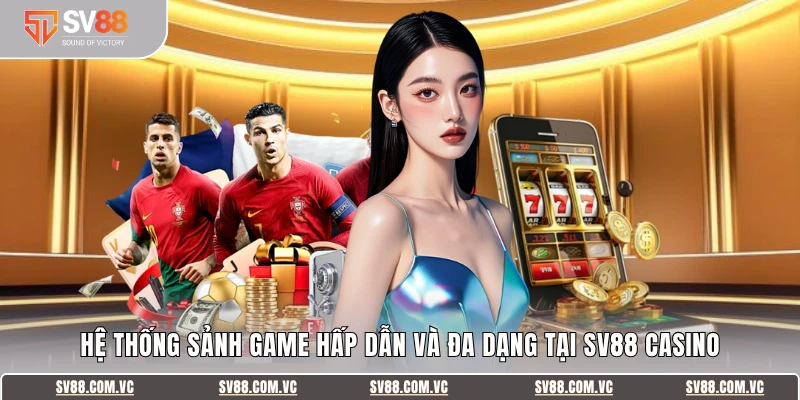 Hệ thống sảnh game hấp dẫn và đa dạng tại SV88 Casino